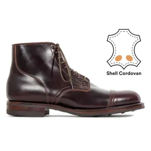 7CM/2.76 Inches CMR CHAMARIPA Men's Burgundy Shell Cordovan Brogue Elevator Boots