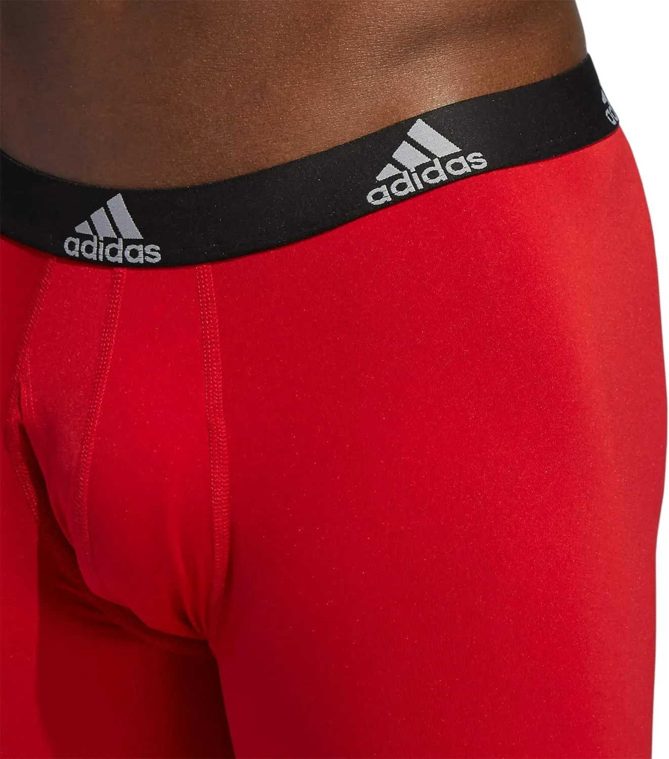 adidas Men's Performance 3-Pack Long Boxer Brief, Underwear Boxer Briefs - 3-Pack Long Men's Underwear Pack