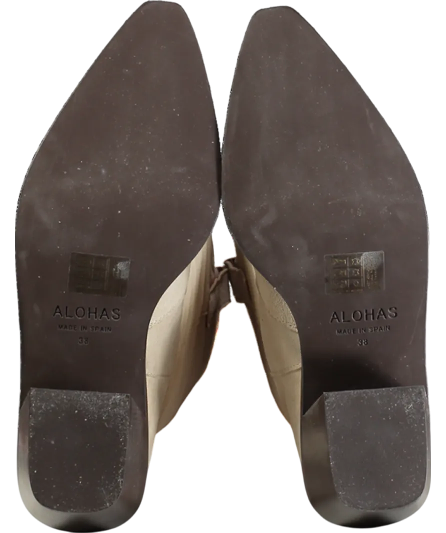 alohas Beige Mount Suede Desert Taupe UK 5 EU 38 👠