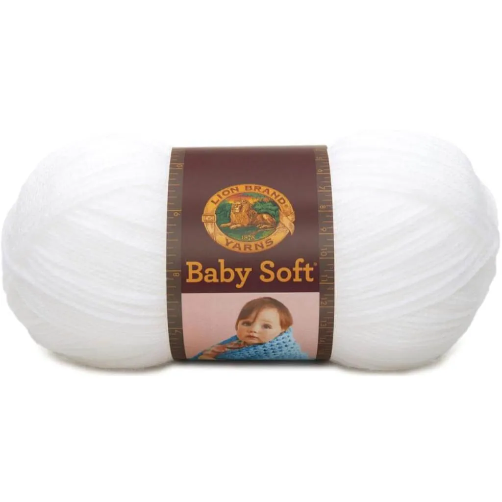 Baby Soft Yarn White