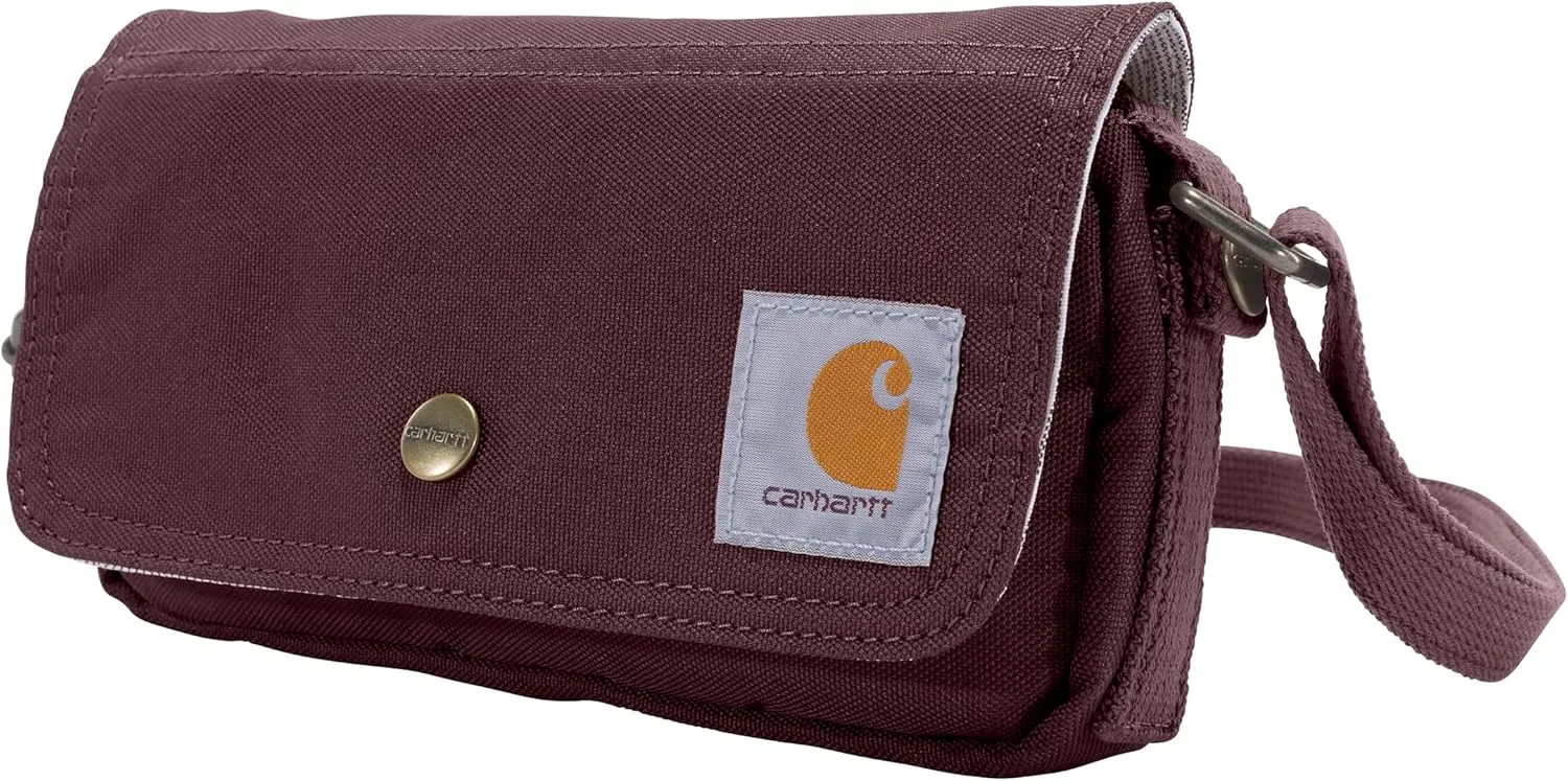 Carhartt Women's Horizontal Bag, Carries as a Crossbody, Clutch Or Waist Pack with Removable Strap