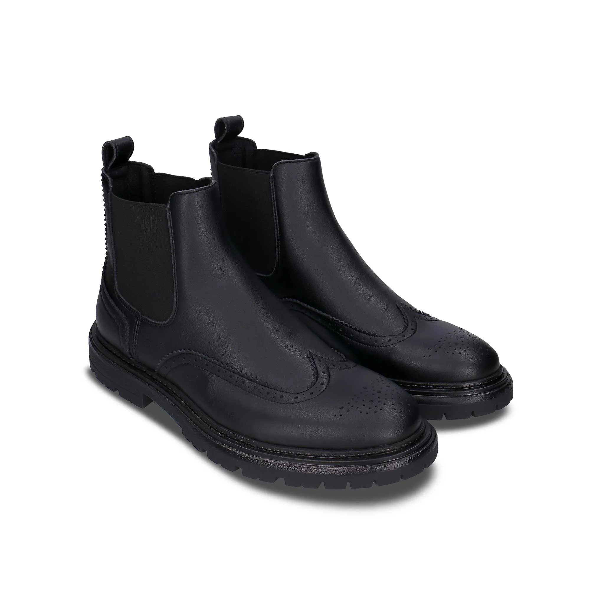 Casian Men's Chelsea Vegan Boots | Black