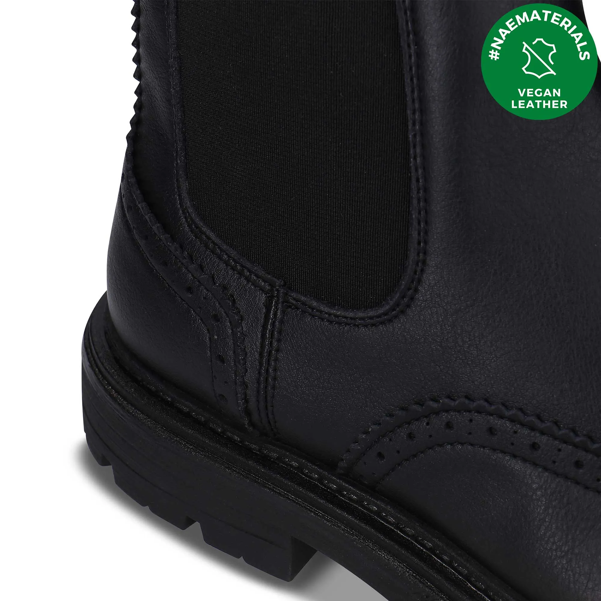 Casian Men's Chelsea Vegan Boots | Black