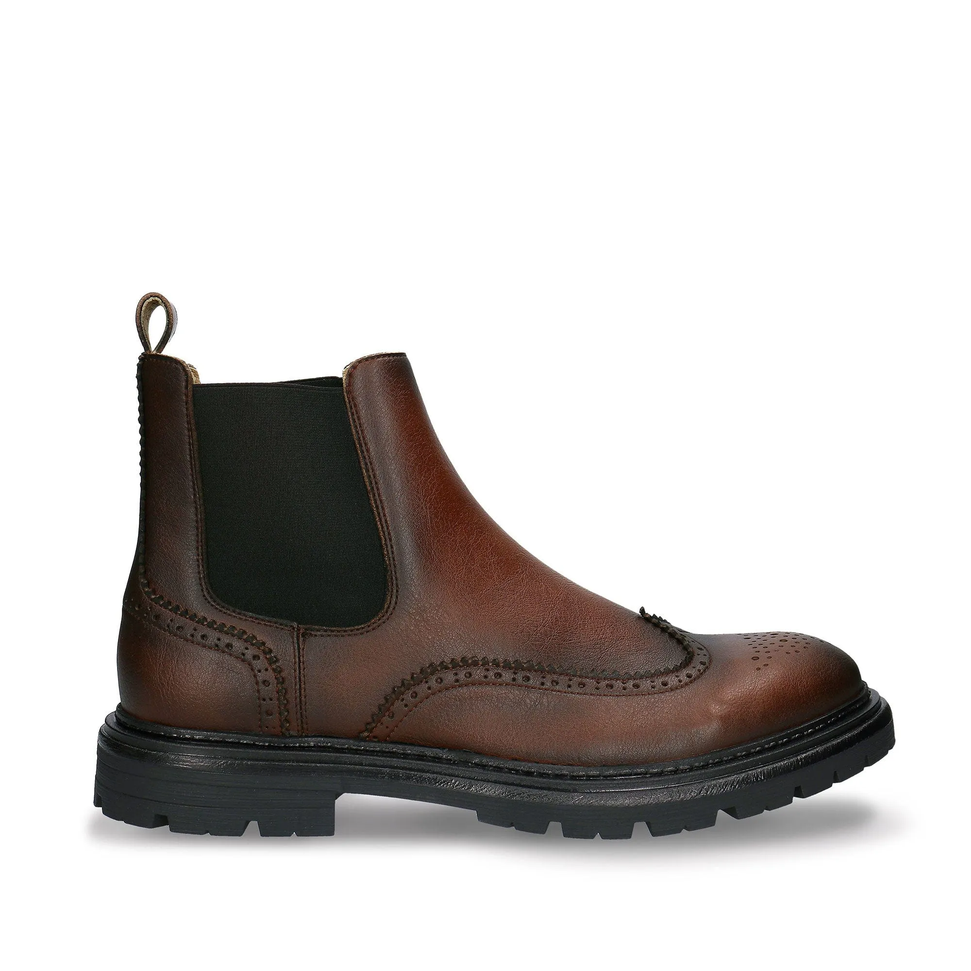 Casian Men's Chelsea Vegan Boots | Brown