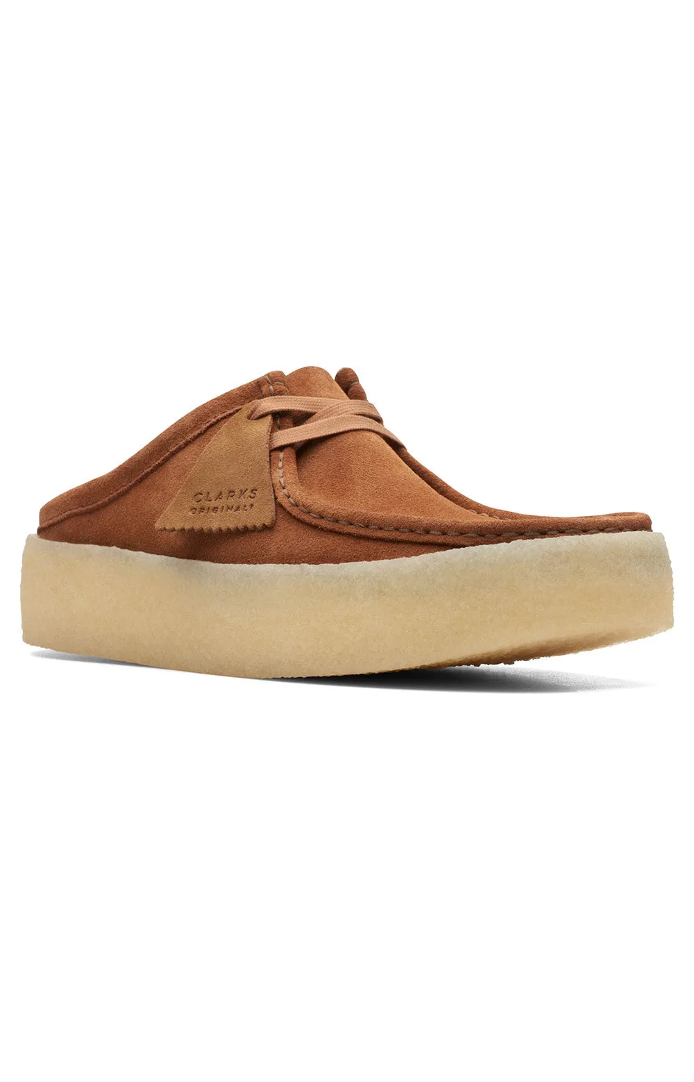 Clarks Wallabee Cup Lo Mule - Tan Suede