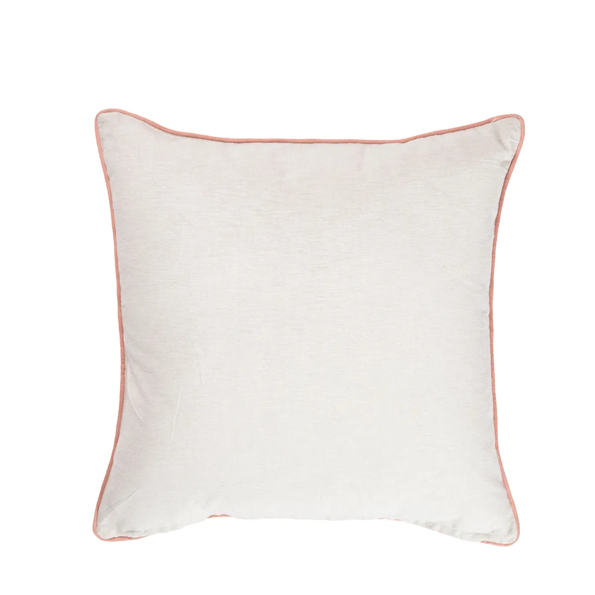 Exotic Heritage Classic Folk Embroidered Peach Cushion Cover