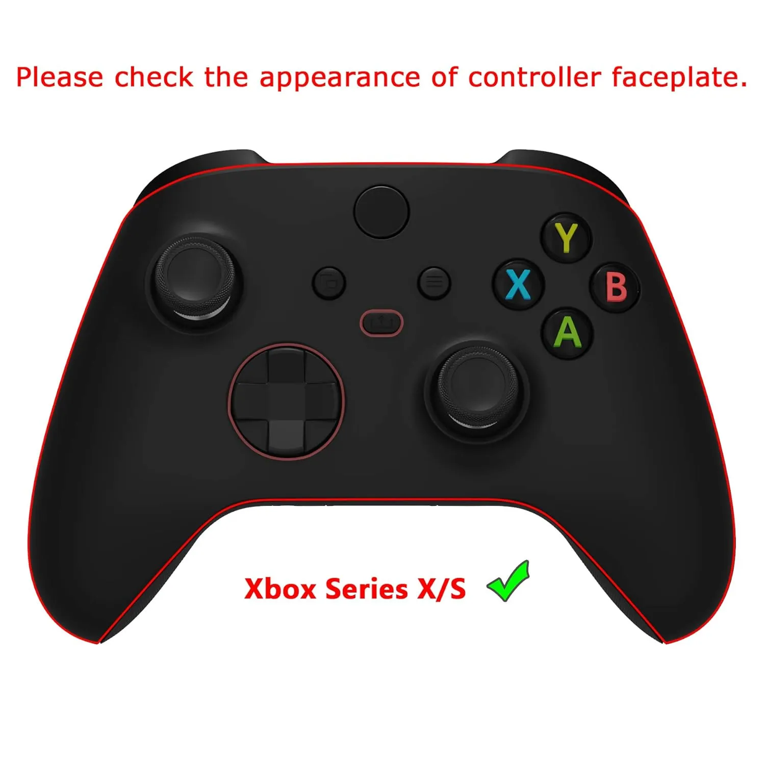 eXtremeRate PlayVital Samurai Edition Blue Anti-slip Controller Grip Silicone Skin for Xbox Core Controller, Ergonomic Soft Rubber Protective Case Cover for Xbox Series S/X Controller w/Thumb Grips