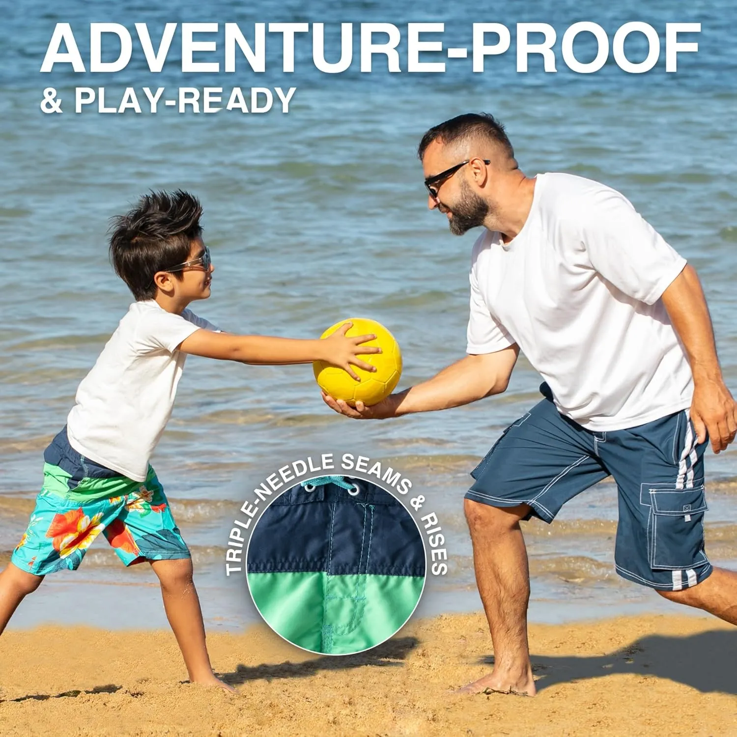 Kanu Surf Viper Boys Swim Trunks with UPF 50  Sun Protection-Quick Dry Boys Swimsuit