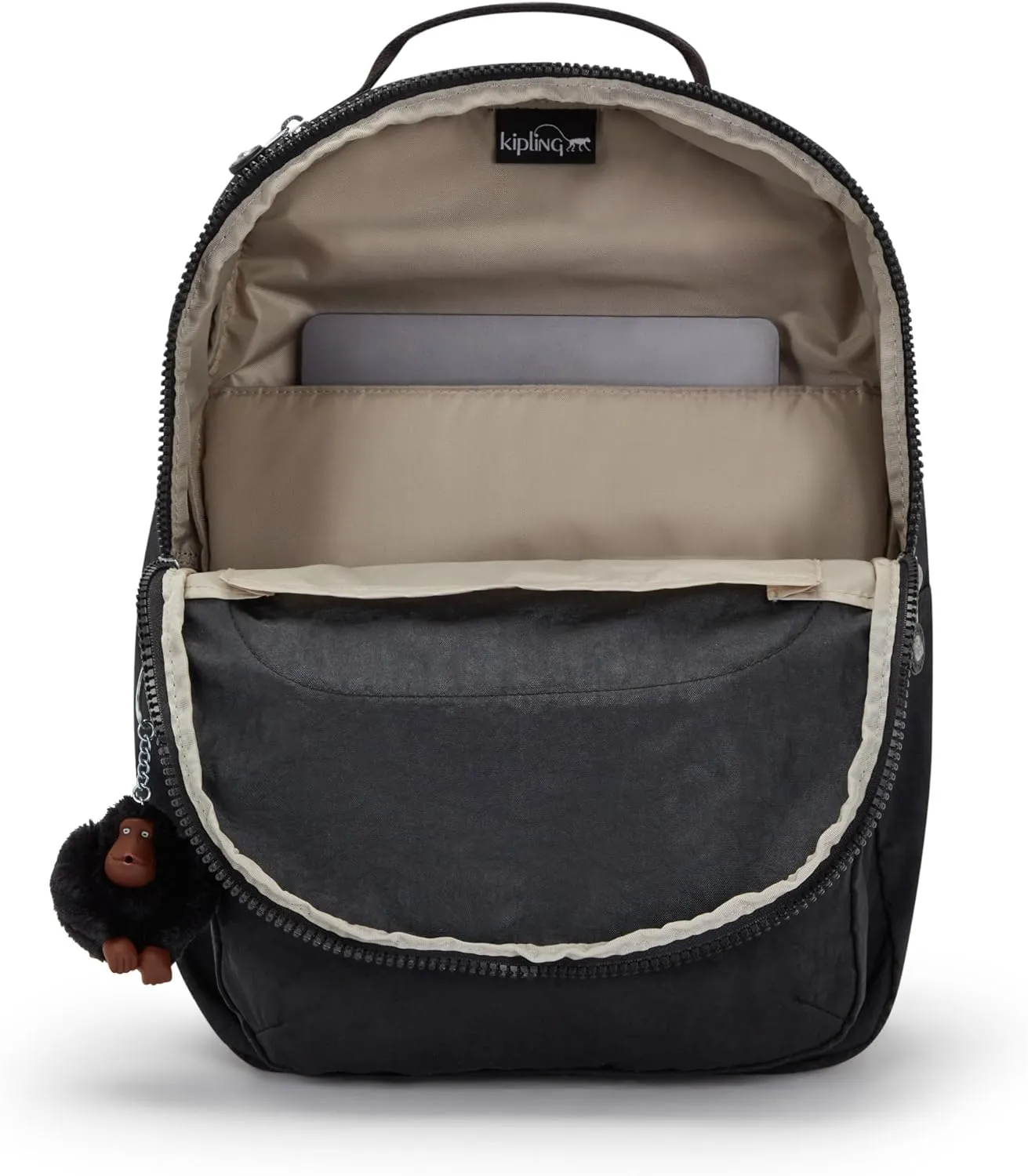 Kipling Women's Seoul 15" Laptop Backpack, Durable, Roomy with Padded Shoulder Straps, Built-In Protective Sleeve