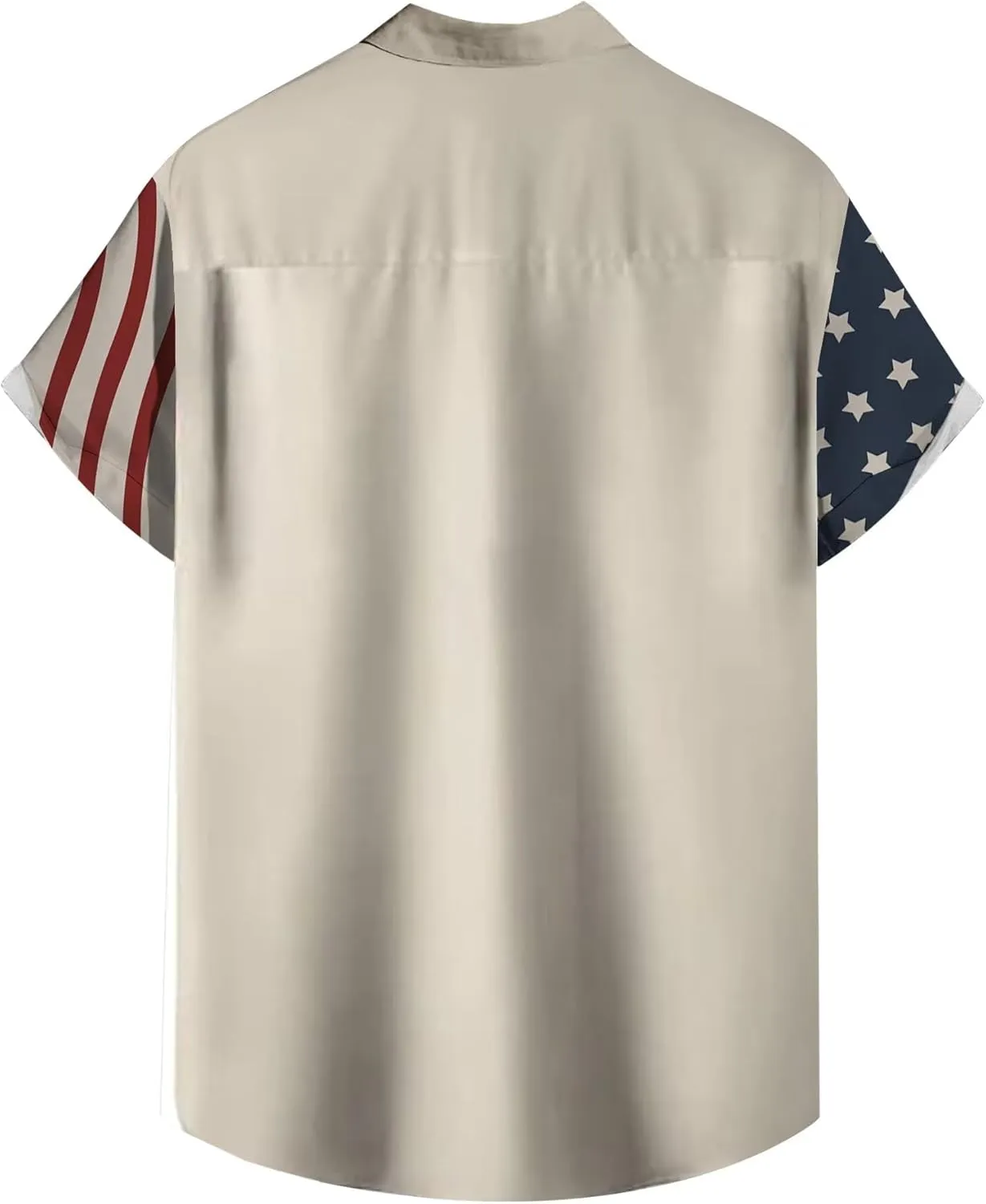 Lzzidou 4th of July Shirts for Men Patriotic American Flag Shirts USA Memorial Day Shirt