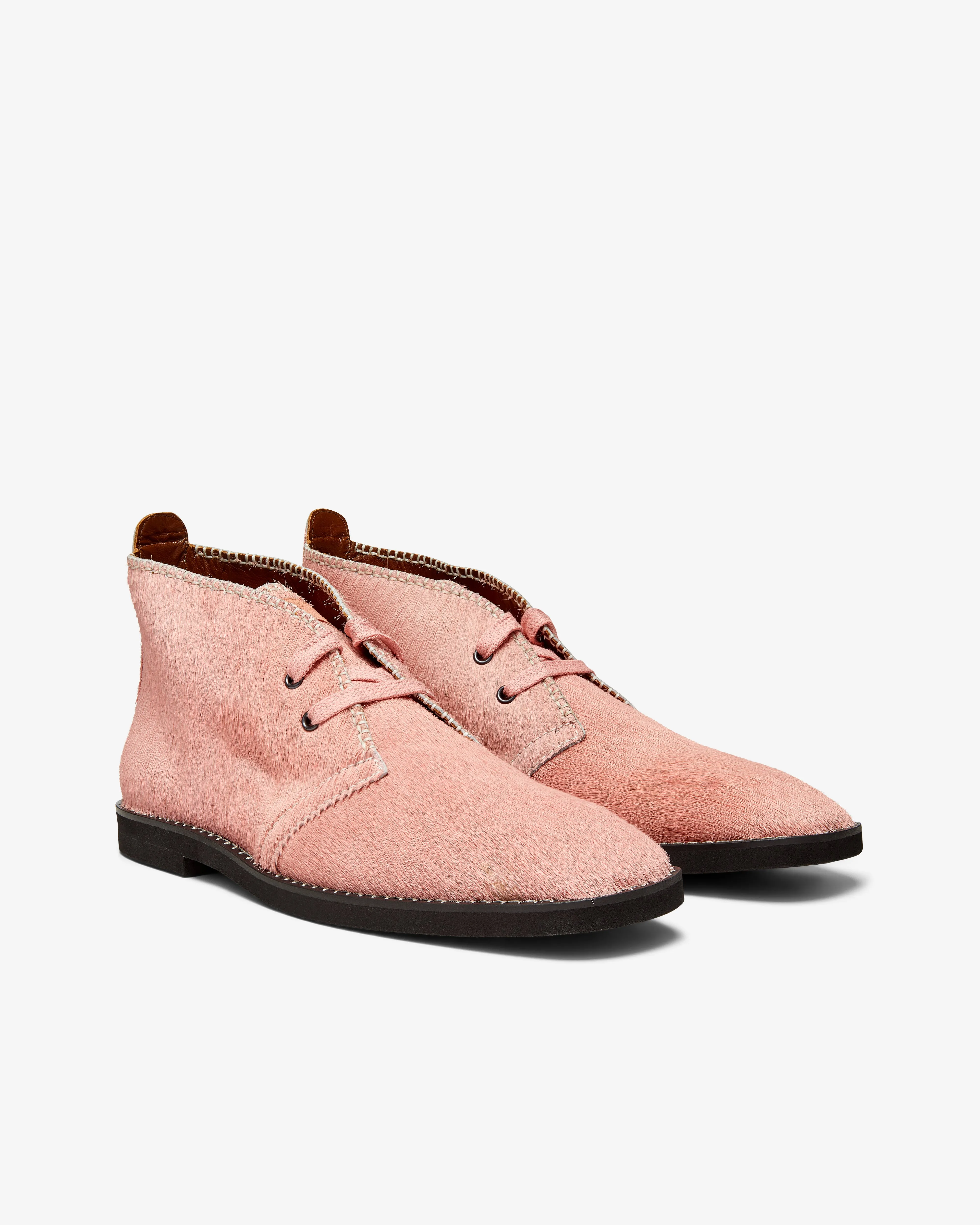 Wales Bonner - Men's Desert Lace Up Boots - (Pink)