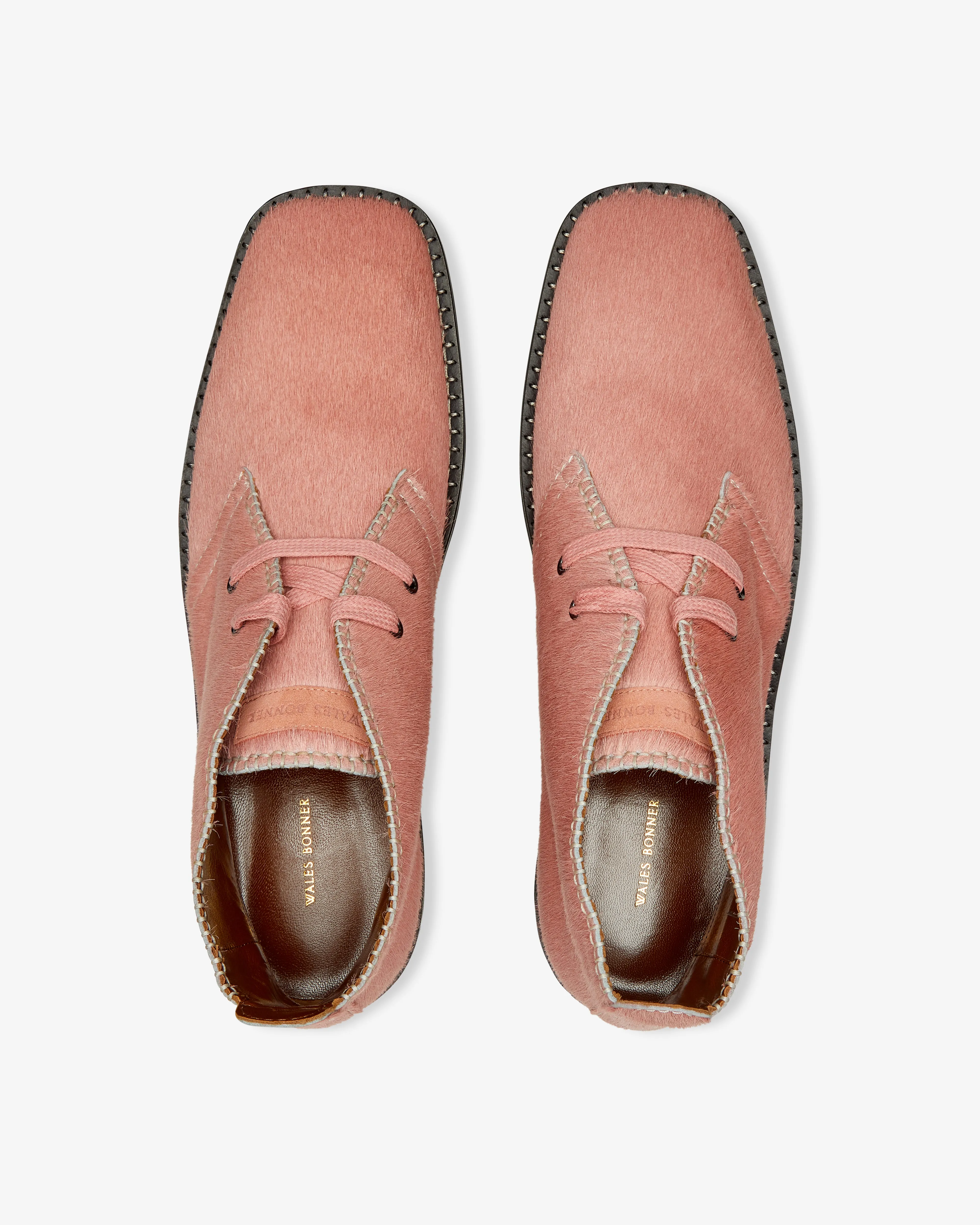 Wales Bonner - Men's Desert Lace Up Boots - (Pink)