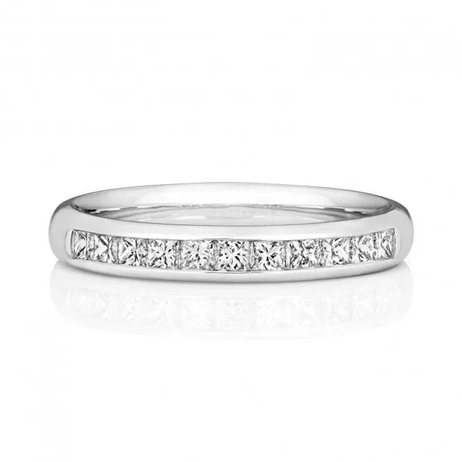 Wedding Band 9ct White Gold Diamond Eternity Ring WQ246W