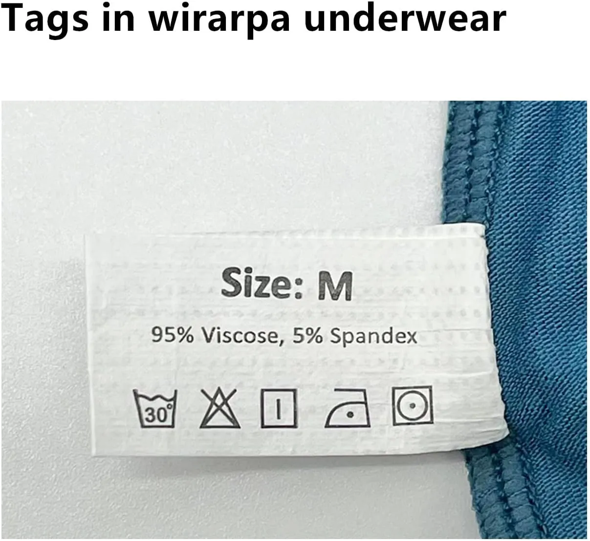 wirarpa Men's Underwear Modal Microfiber Briefs No Fly Covered Waistband Silky Touch Underpants 4 Pack