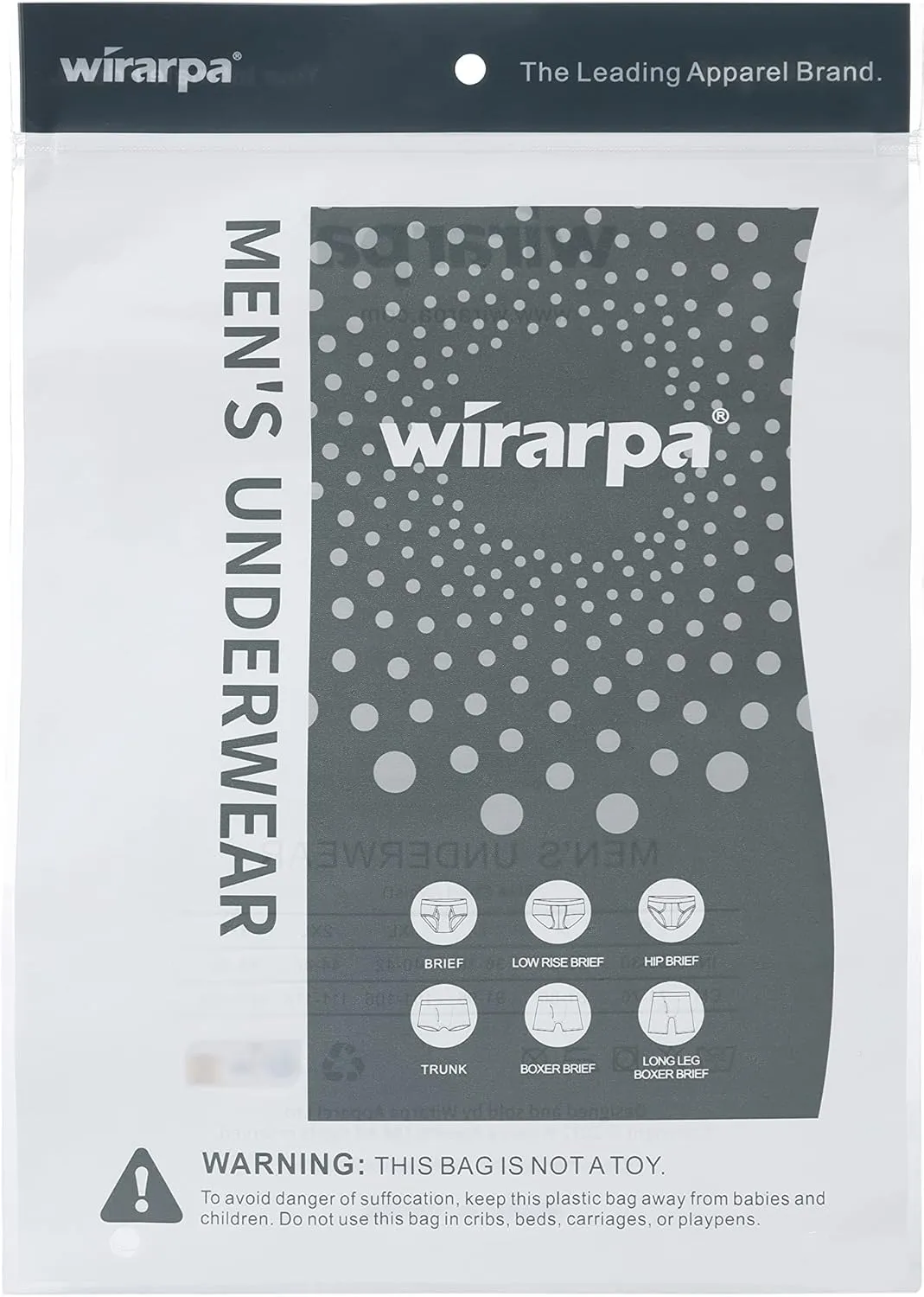 wirarpa Men's Underwear Modal Microfiber Briefs No Fly Covered Waistband Silky Touch Underpants 4 Pack