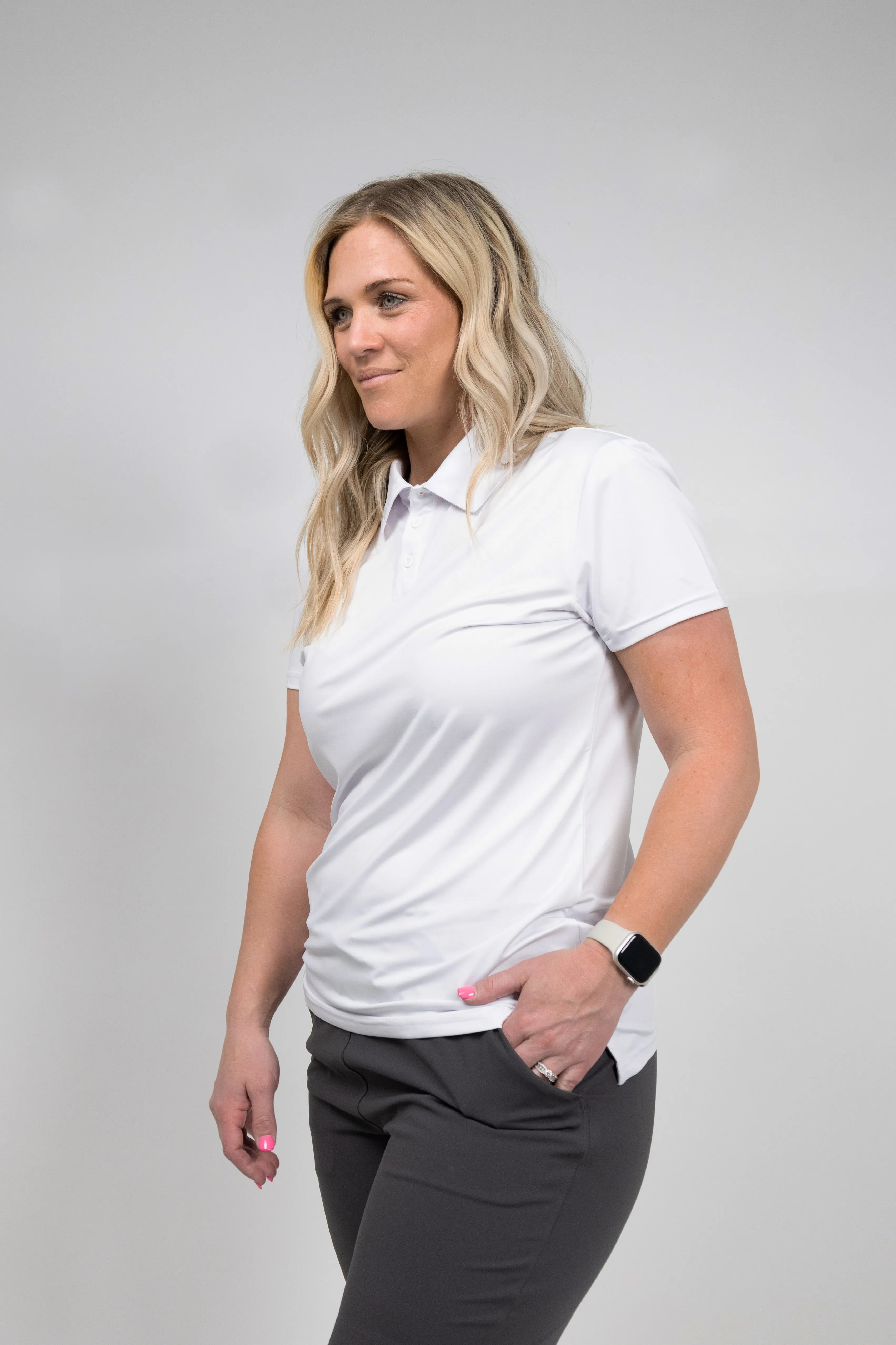 Women's Crest 2.0 Polo White