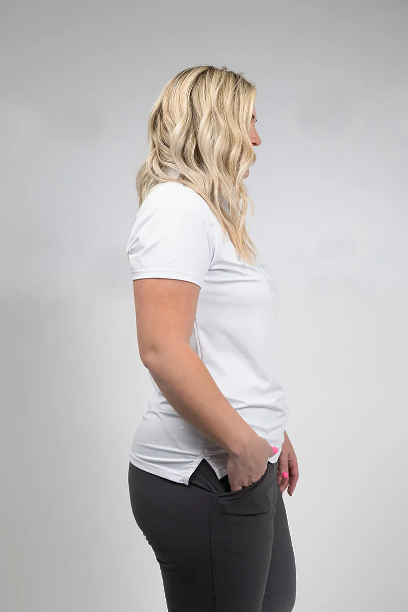 Women's Crest 2.0 Polo White